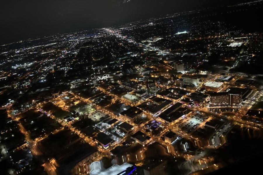 Student View of City During Internship Program with LCSO